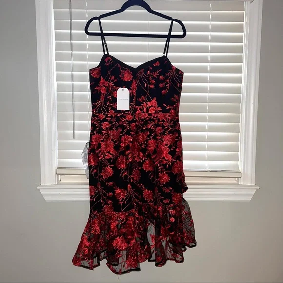 NWT Dress the Population Cantrelle Lace Midi Dress - Picture 5 of 7